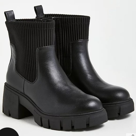 torrid Shoes - Torrid Wide Width Faux Leather Chelsea Booties - 10